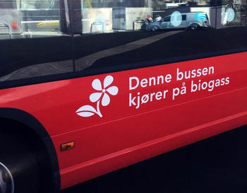 BEST I LANDET: Med de nye bussene torner Østfold fylkeskommune øverst av fylker med flest miljøvennlige busser. FOTO: SKAGERAK NATURGASS